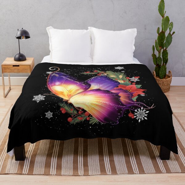Item preview, Colorful Butterfly Flowers Christmas designed and sold by Barnissim.