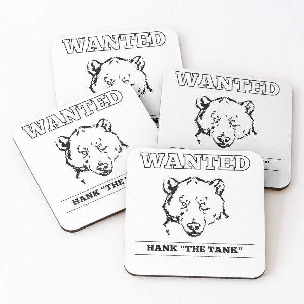 Item preview, Hank the Tank Bear - Diseño de póster buscado designed and sold by dschiffer12.