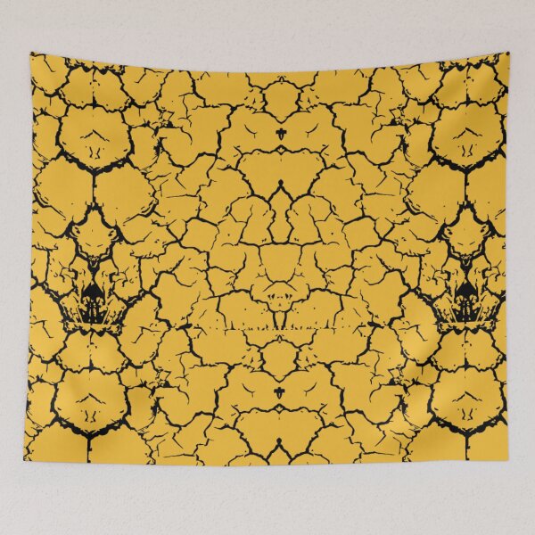 Item preview, Cracked Yellow Mustard Surface  designed and sold by Miledi.