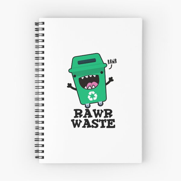 Item preview, Rawr Waste Funny Trash Puns  designed and sold by punnybone.