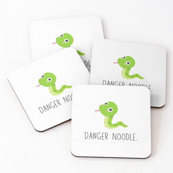 Artikelvorschau, Danger Noodle - Lustiges und niedliches Schlangendesign entworfen und verkauft von dschiffer12.