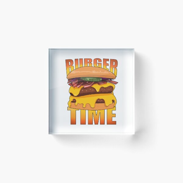 Item preview, Burger time is the best time designed and sold by MoonLitFox.