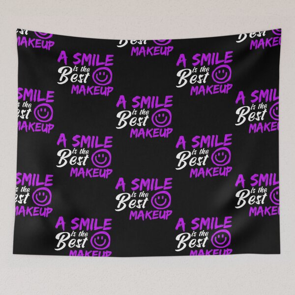 Item preview, Smile Is The Best Makeup, Women or Girls Gift Idea, Inpirational Quotes designed and sold by FNStuff.