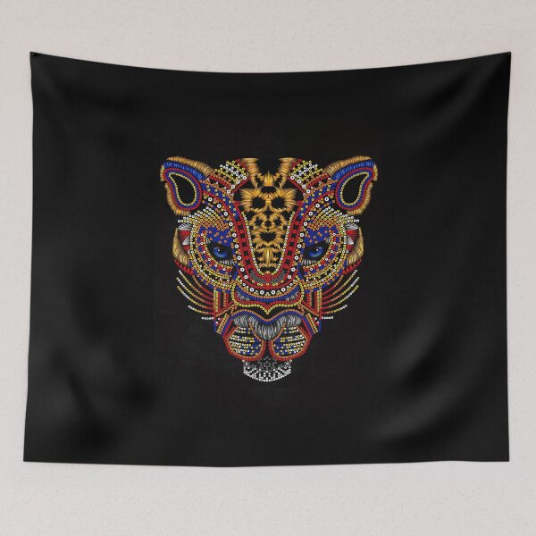 Item preview, jaguar made hand art designed and sold by cat poe.