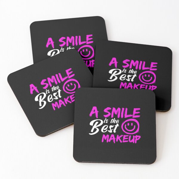 Item preview, Smile Is The Best Makeup, Women or Girls Gift Idea, Inpirational Quotes designed and sold by FNStuff.