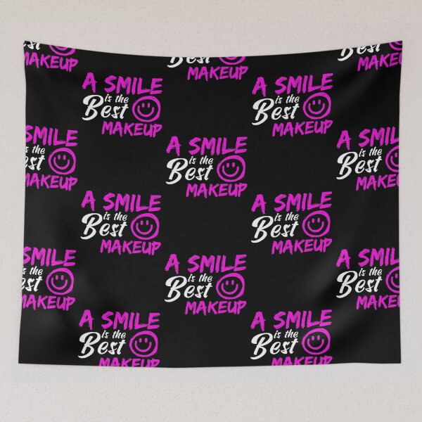 Item preview, Smile Is The Best Makeup, Women or Girls Gift Idea, Inpirational Quotes designed and sold by FNStuff.