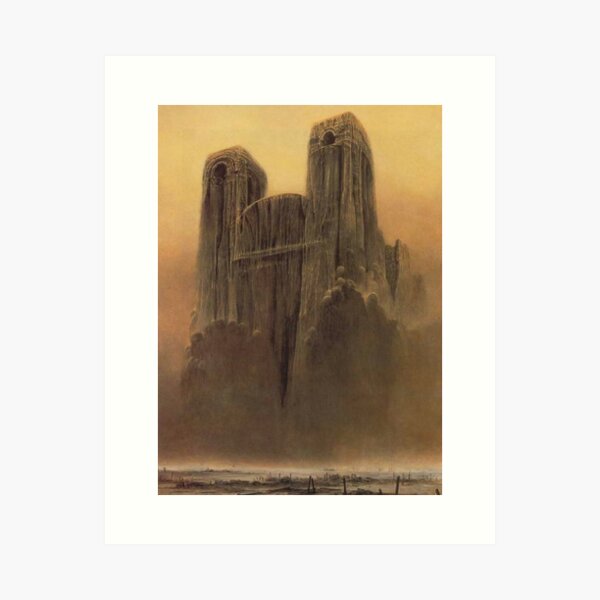 Zdzislaw Beksinski art Art Print