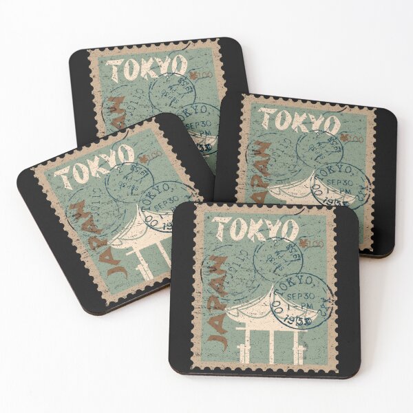 Item preview, Tokyo Postage Stamp designed and sold by Primroaddesigns.