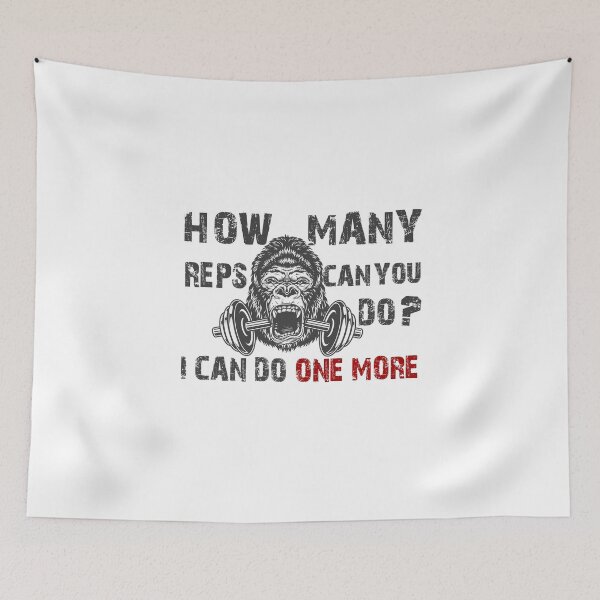 Item preview, How many reps can you do? designed and sold by DopeDesign111.