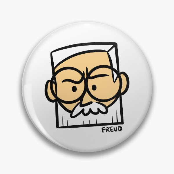 Artikelvorschau, Vater der Psychologie: Sigmund Freud Cartoon entworfen und verkauft von StudioHitsu.