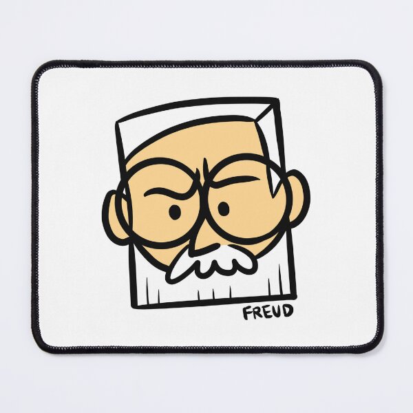 Item preview, Father of Psychology: Sigmund Freud Cartoon designed and sold by StudioHitsu.