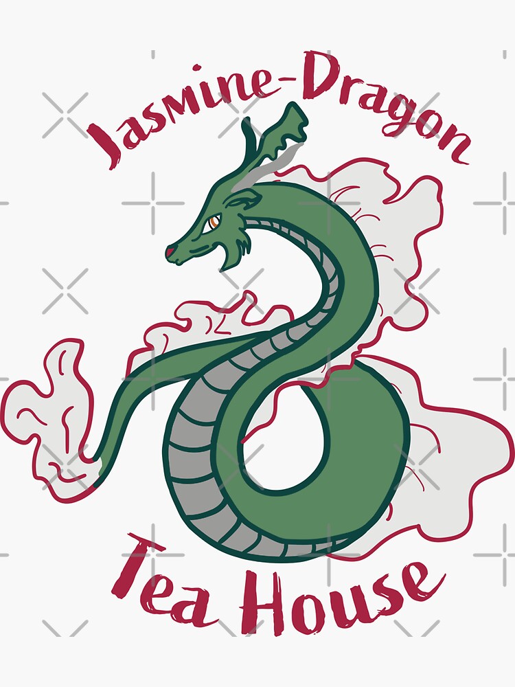"Jasmine Dragon" Sticker for Sale by GabbyG18 Redbubble