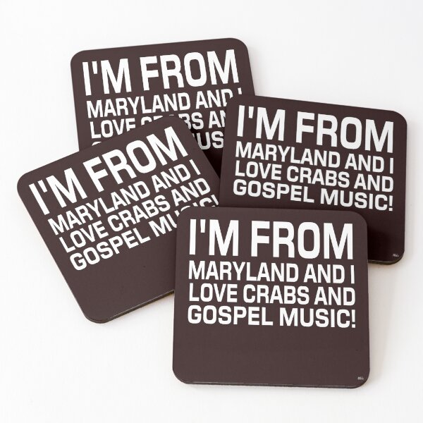 Item preview, I'M FROM MARYLAND AND I LOVE CRABS AND GOSPEL MUSIC  designed and sold by DoubleDSD.