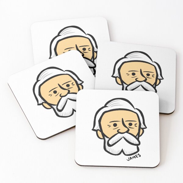 Item preview, Father of Psychology: William James Cartoon designed and sold by StudioHitsu.