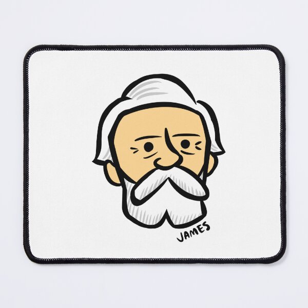 Item preview, Father of Psychology: William James Cartoon designed and sold by StudioHitsu.
