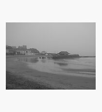 Viking Bay, Broadstairs, in Fog Photographic Print