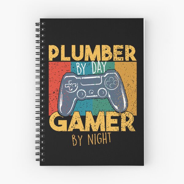 Item preview, Plumber By Day Gamer By Night designed and sold by hattem.