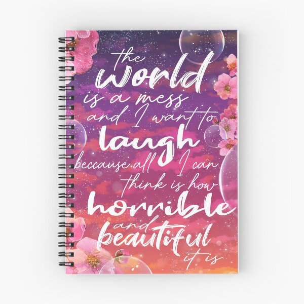 Artikelvorschau, Die Welt ist ein Chaos und ich möchte lachen, weil ich nur denken kann, wie schrecklich und schön sie ist / Tahereh Mafi entworfen und verkauft von joyfulreader03.