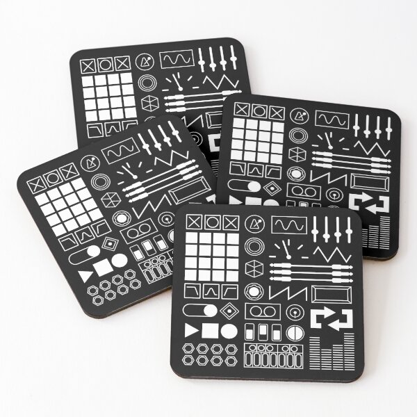 Item preview, Electronic Musician Synth, Sampler and Drum Machine Controls - White designed and sold by AtomicMalibu.