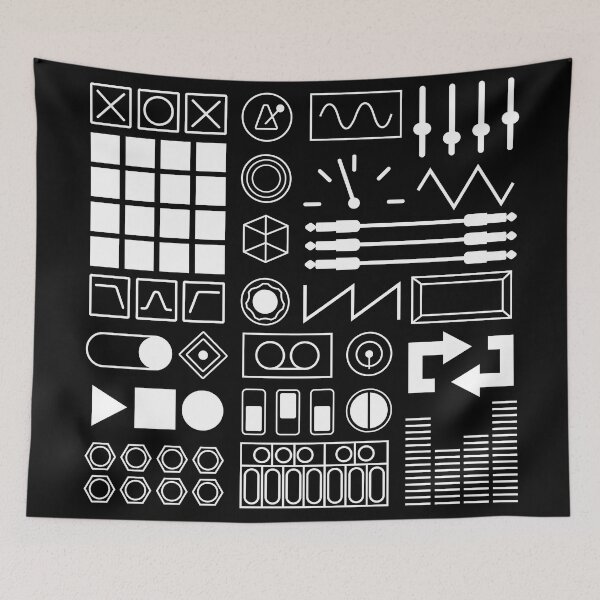 Item preview, Electronic Musician Synth, Sampler and Drum Machine Controls - White designed and sold by AtomicMalibu.