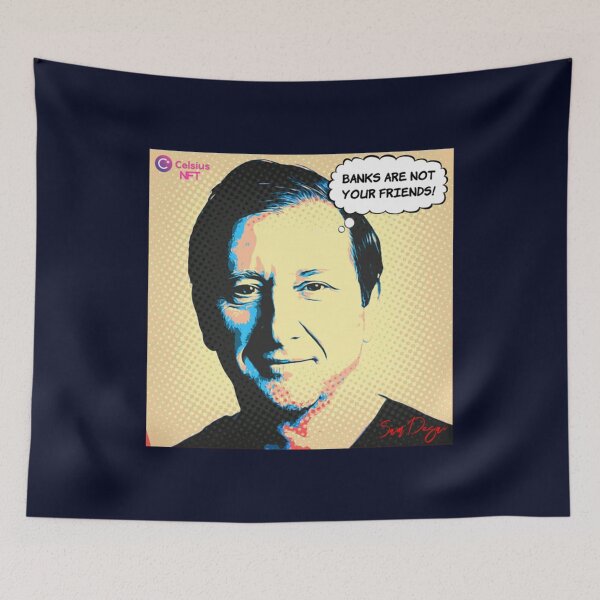 Item preview, Alex Mashinsky Celsius Network CEO - Banks Are Not Your Friends! Active  designed and sold by GeminiRosee.