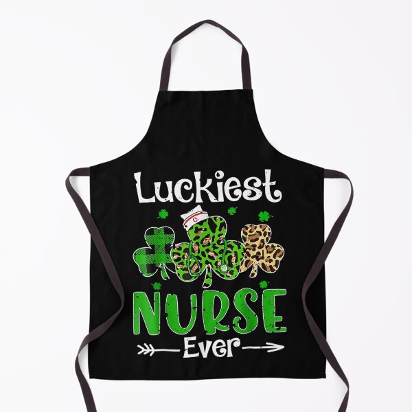Item preview, Luckiest Nurse Ever Nursing St Patricks Day Shamrock Leopard designed and sold by Wendiart.