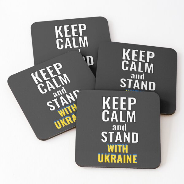 Item preview, Keep calm and stand with Ukraine designed and sold by T-ShirtIn85.
