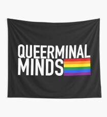 Queerminal Minds (Criminal Minds + Pride) Wall Tapestry