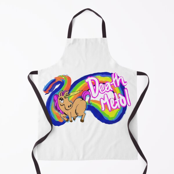 Item preview, Death metal unicorn pooping a rainbow designed and sold by SilentlyRob668.