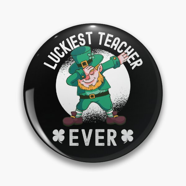 Item preview, Luckiest Teacher Ever, St Patricks Day Leprechaun designed and sold by Fabvity.