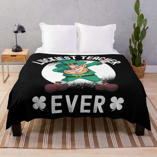 Item preview, Luckiest Teacher Ever, St Patricks Day Leprechaun designed and sold by Fabvity.
