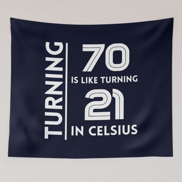 Item preview, Turning 70 Is Like Turning 21 In Celsius Birthday   designed and sold by GeminiRosee.