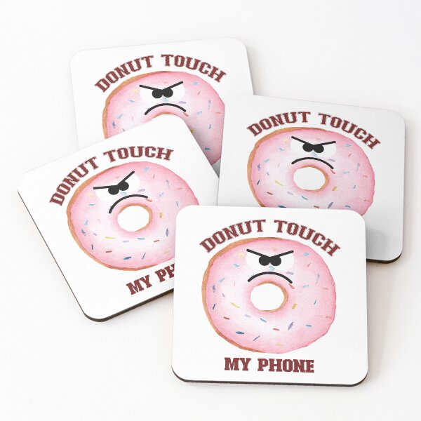 Item preview, Donut touch my phone designed and sold by creativiteemom.