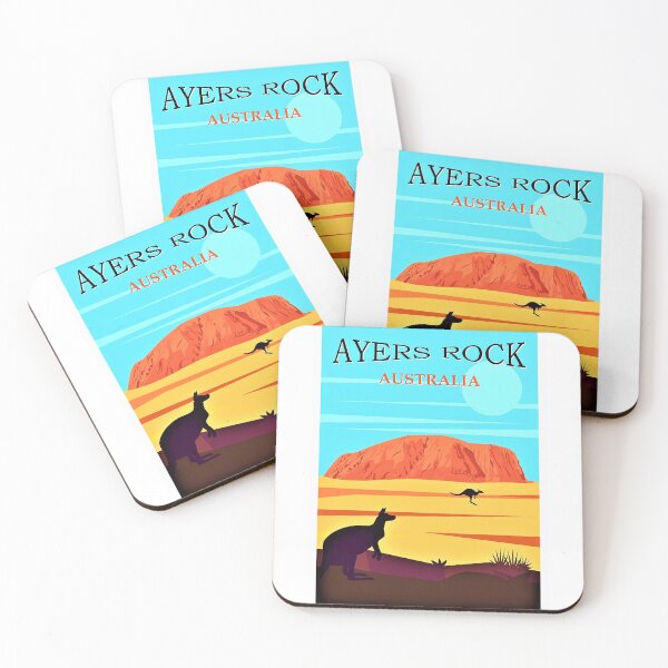Item preview, Travel Poster Ayers Rock Australia designed and sold by GaalArt.