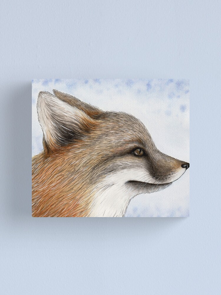 Alternate view of Grey Fox Canvas Print
