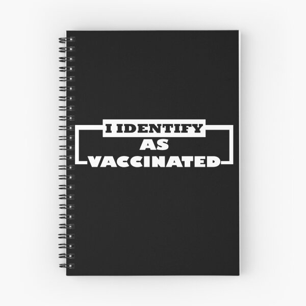 Item preview, I IDENTIFY AS VACCINATED PREMIUM T-SHIRT designed and sold by RUZMA.