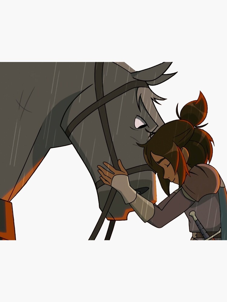 "Horse and Rider The Centaurworld " Sticker by AstroTeenyArts