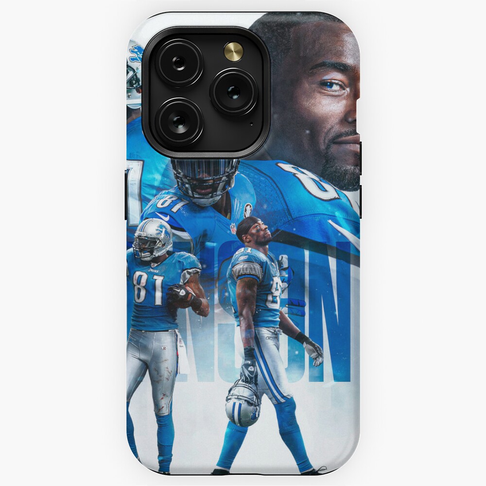 Calvin Johnson #81 Hold Up Fingers iPhone Case for Sale by