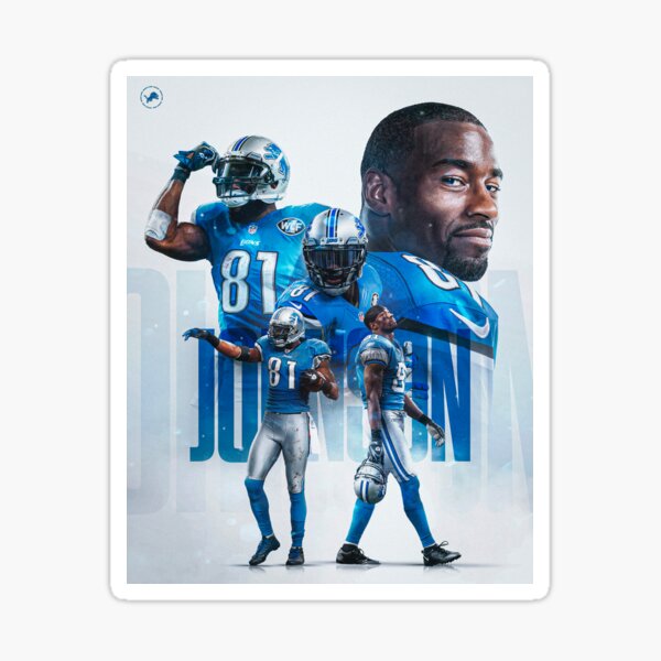 Calvin Johnson Detroit Lions Fathead Tradeable 2010 NFL Sticker 82