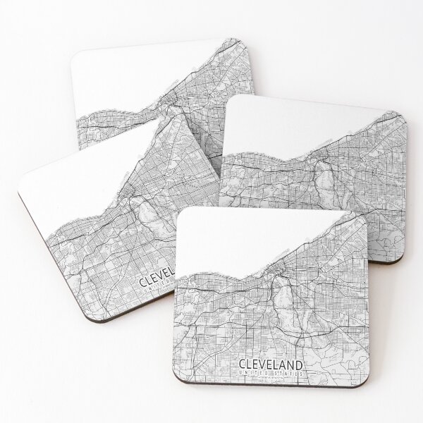 Item preview, Cleveland City Map of Ohio, USA  - Light designed and sold by deMAP.
