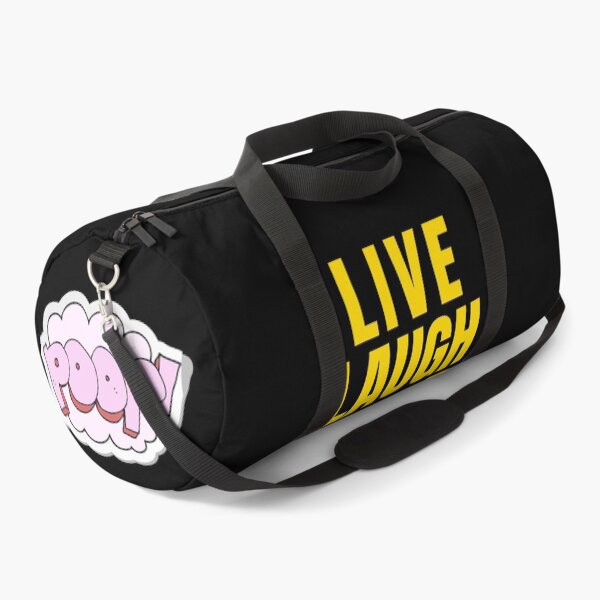 Item preview, Live Laugh Poop - Black Gold Fashion Typography | Funny Humorous Memes designed and sold by Delandor.