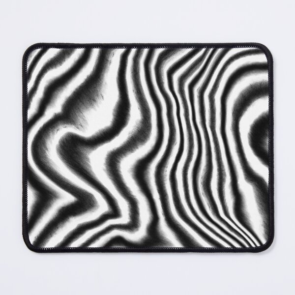 Item preview, ZEBRA LIQUID GRAIN LINES BLACK AND WHITE BY SUBGIRL designed and sold by SUBGIRL.
