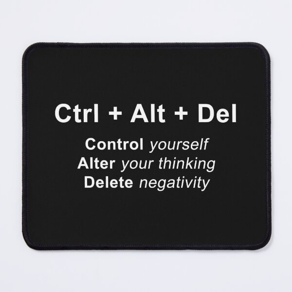 Item preview, Cute Motivational Quotes Control Yourself, Alter your Thinking, Delete Negativity designed and sold by skeierleber4327.