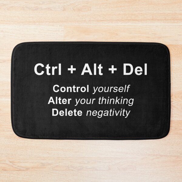 Item preview, Cute Motivational Quotes Control Yourself, Alter your Thinking, Delete Negativity designed and sold by skeierleber4327.