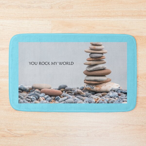 Item preview, You rock my world: expression of love, a strong relationship, meaningful sentiment, relating feelings designed and sold by Becky Hunter.