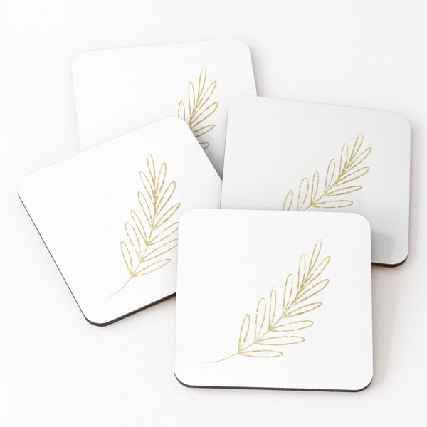 Item preview, Gold branch watercolor designed and sold by elgreko.