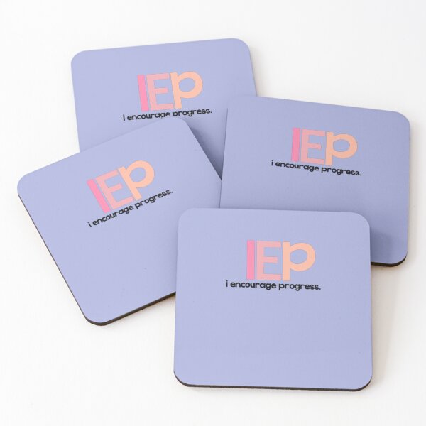 Item preview, iep - i encourage progress Sticker designed and sold by SandraGennrich.
