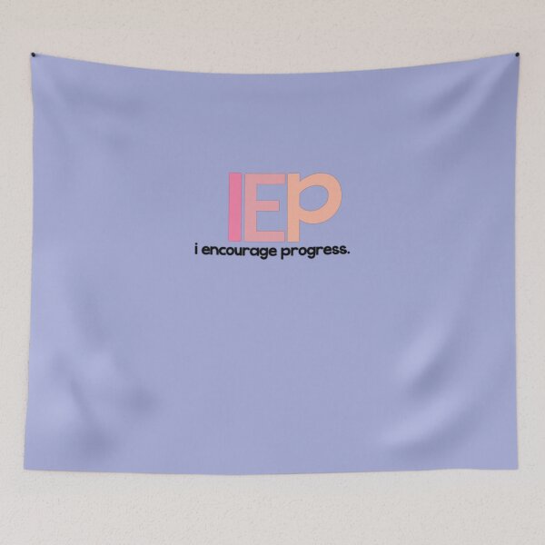 Item preview, iep - i encourage progress Sticker designed and sold by SandraGennrich.