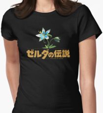 Zelda Breath of the Wild Flower Women's Fitted T-Shirt