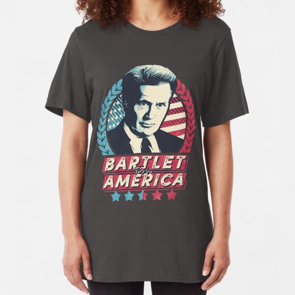 Bartlet For America Slim Fit T-Shirt